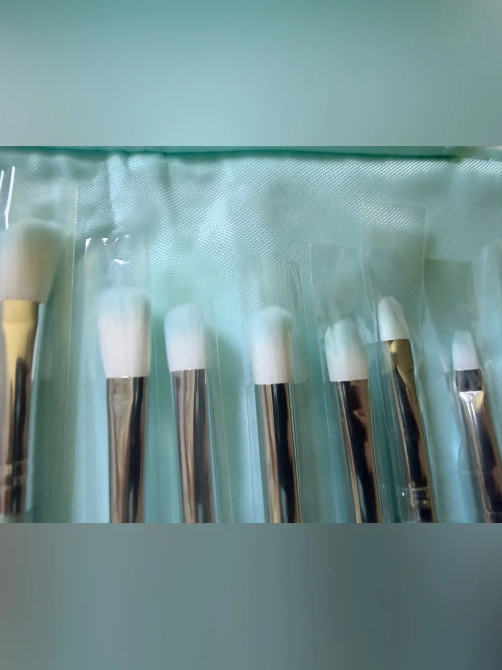 Set of 12 Tiffany & Co Fashion Makeup Brushes NEW in Branded Iridescent Box